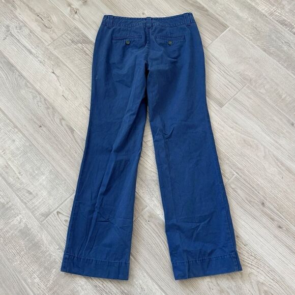 Lilly Pulitzer Main Line Fit Navy Mid Rise Wide Leg Trouser Pants Women’s Size 6 - Picture 5 of 9